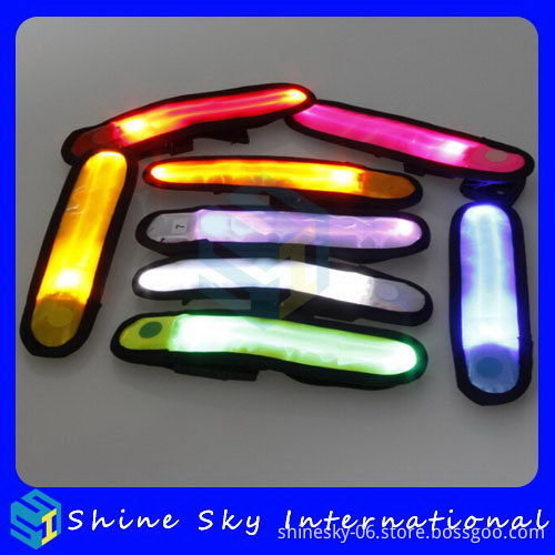 2014 New Coming Custom Logo Flashing Safety Armband